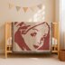C2C Alice in Wonderland Blanket CROCHET PATTERN Face Afghan Fairytale Graph