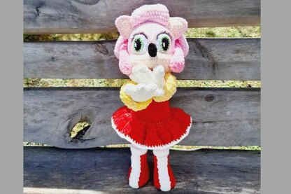 Crochet Pattern Sonic's Girlfriend - Amy Rose