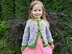 Watercolors children cardigan