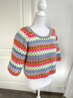 Round neck Granny Sweater Ivy