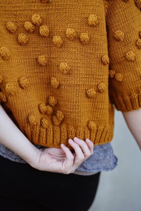 Make bobble cardigan