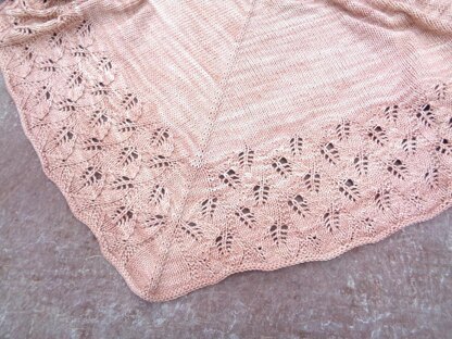 Dusty Rose Shawl