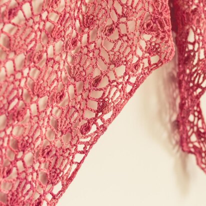 Raw Pink Shawl