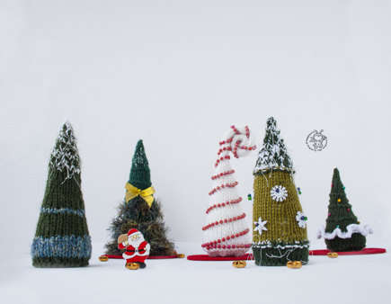 5 Pine Christmas Trees #4