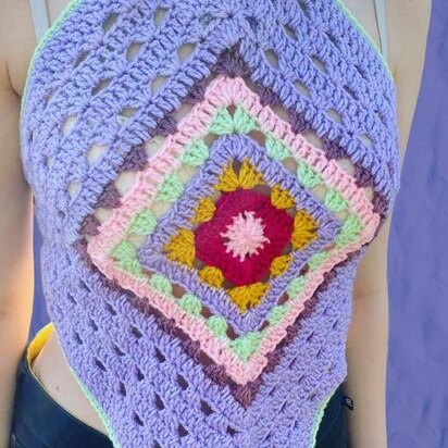 Halter Neck Crochet Top