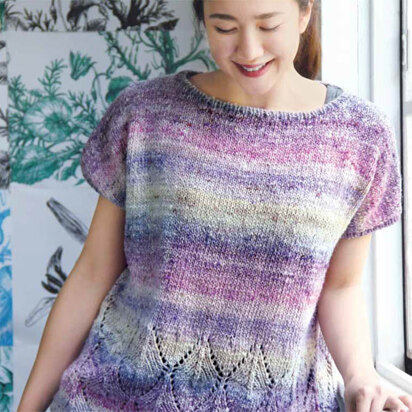 Noro 1429 Cap-Sleeved Top PDF