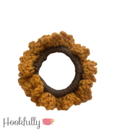 Sunflower scrunchies