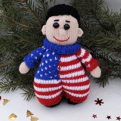 Patriotic boy doll