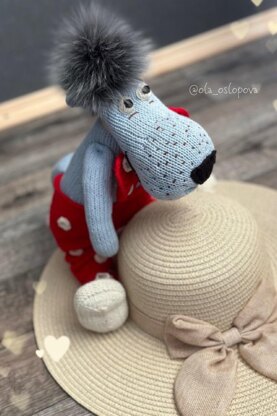 Wolf knitting pattern