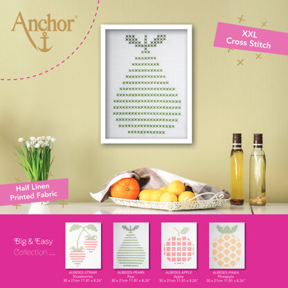 Anchor Big & Easy Collection - Pear - 30 X 21cm (11.81in X 8.26in) (PEARX)