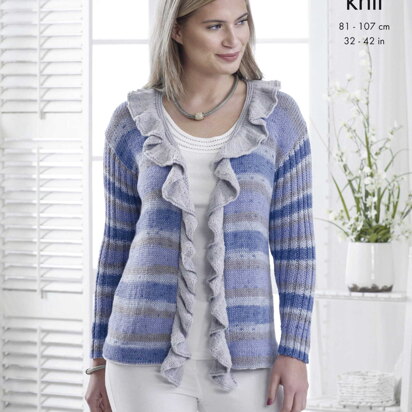 Sweater & Cardigan in King Cole DK - 5093pdf - Downloadable PDF