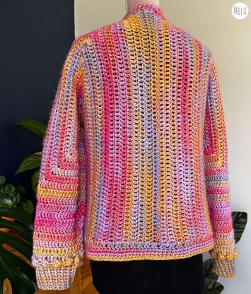 Solid Flexi Hexi Longline Cardi