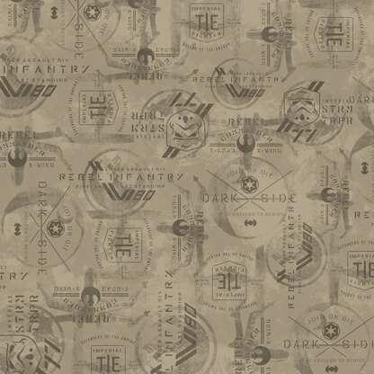 Cricut Patterned Premium Vinyl Sampler 12"X12" 6/Pkg - Star Wars The Rebel Alliance -Removable