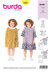Burda Style Children's Dress with Yoke â€“ Peter Pan Collar â€“ Hem Frill 9305 - Paper Pattern, Size 2-7