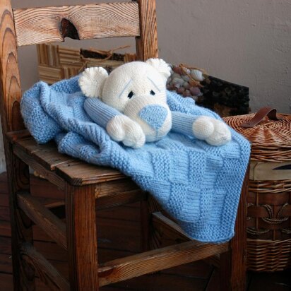 Bear Toy Baby Blanket