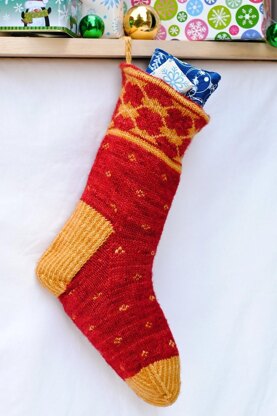 Argyle Christmas Stocking