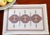 Avlea Folk Embroidery Etruscan Diamonds Table Mat - Downloadable PDF