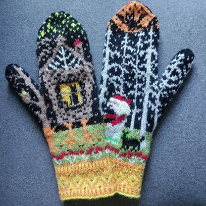Enchanted Forest Mittens