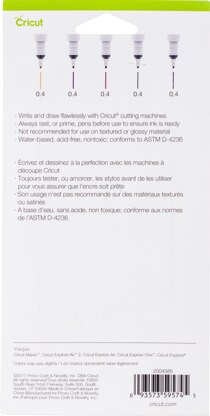 Cricut Extra Fine Point Pen Set 5/Pkg - Tapestry