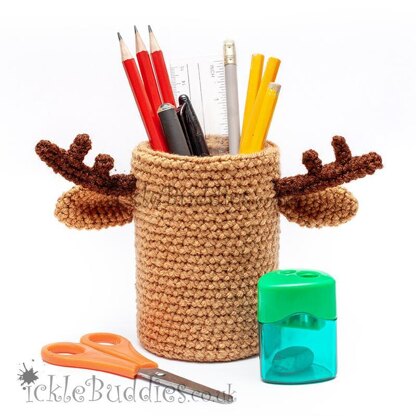 Can Cozie - Reindeer - CROCHET Pattern