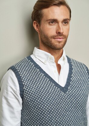 Amos Waistcoat in Rowan Island Blend Fine - ZB296-00004-DE - Downloadable PDF