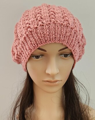 Felicity - slouchy lace beanie