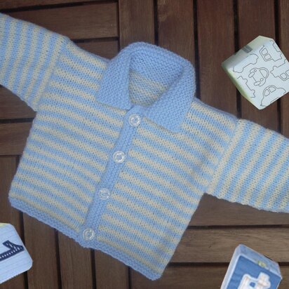 Baby Boy Stripe Cardigan