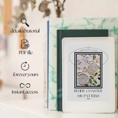 Easter Bunny Macrame Coaster Pattern