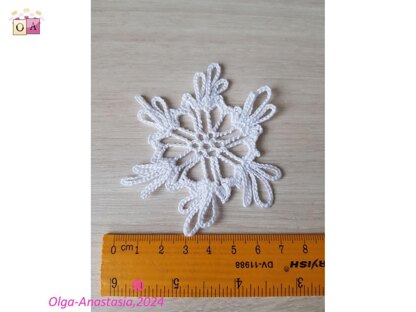 Crochet snowflake 90