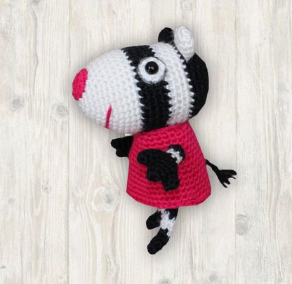 Zoe Zebra Crochet Pattern