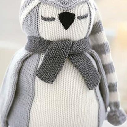 Nite Nite Owl Knitting Pattern Toy Novelty