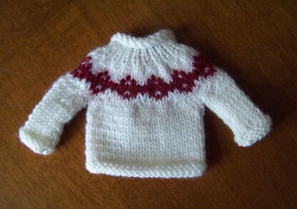 Christmas Tree Ornament Tiny Cardigan II