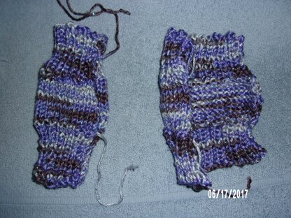 Easy Knit Fingerless Mitts