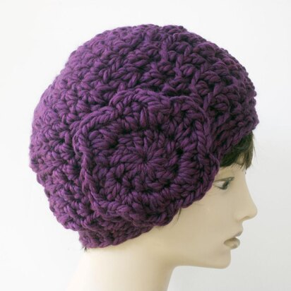 Chunky Flower Beanie Hat