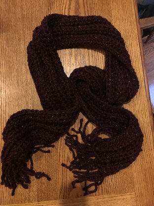 scarf with fringe