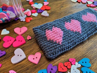 Tapestry Heart Pencil Case