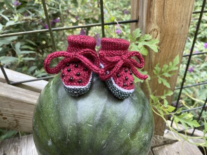Watermelon Booties