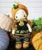 Knitting Toy Clothes Pattern - Baby Pumpkin for 25cm/10'' toys