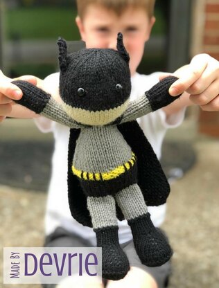 Batman Knitting pattern by Made By Devrie | LoveCrafts