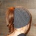 Double Cable Ponytail Hat