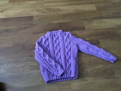 Riley Sweater in Rowan Pure Wool Worsted