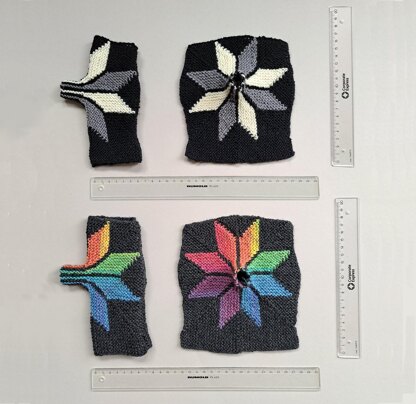 Poinsettia Fingerless Gloves