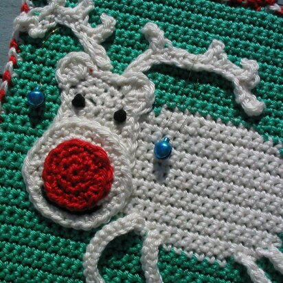 Rudolph the Reindeer potholder