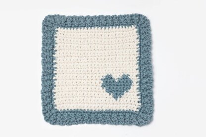 Little Heart Baby Blanket Chunky Lovey Newborn