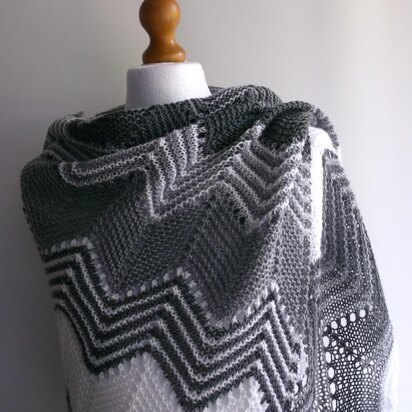 Cascade shawl 28