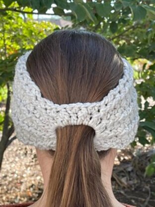 Rib Twist Ponytail Ear Warmers