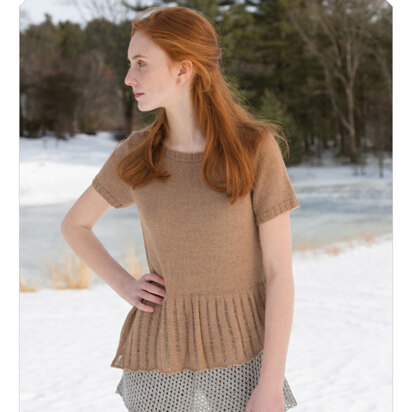 Adele Top in Classic Elite Yarns MountainTop Vail - Downloadable PDF