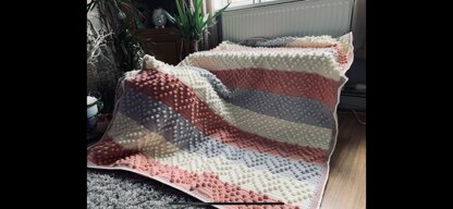 Chevron Bobble Blanket