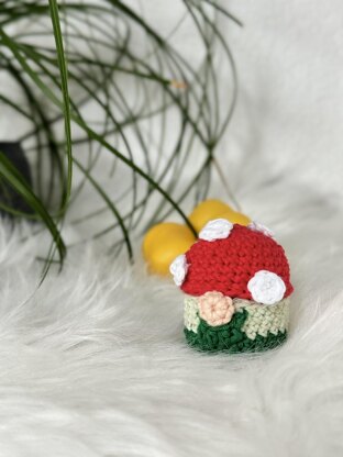 Crochet Mushroom Surprise Gnome