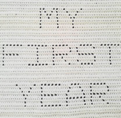 My First Year Filet Blanket